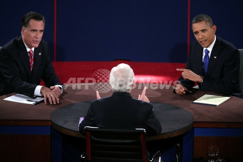 外交政策でオバマ氏が攻勢、米大統領選第3回テレビ討論