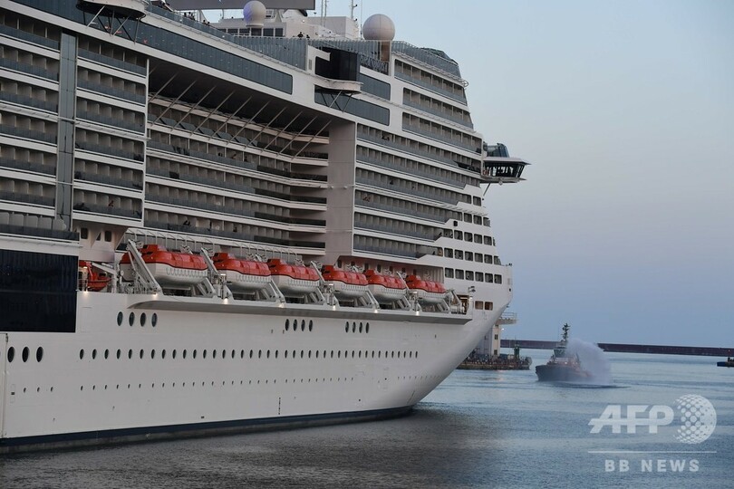 大型客船の地中海クルーズ再開、コロナ流行後初 イタリア
