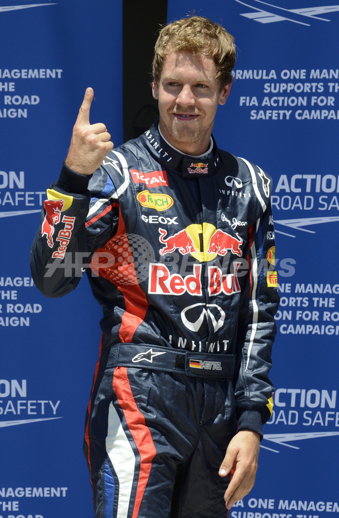 ベッテルがポールポジション獲得、可夢偉は7番手 欧州GP