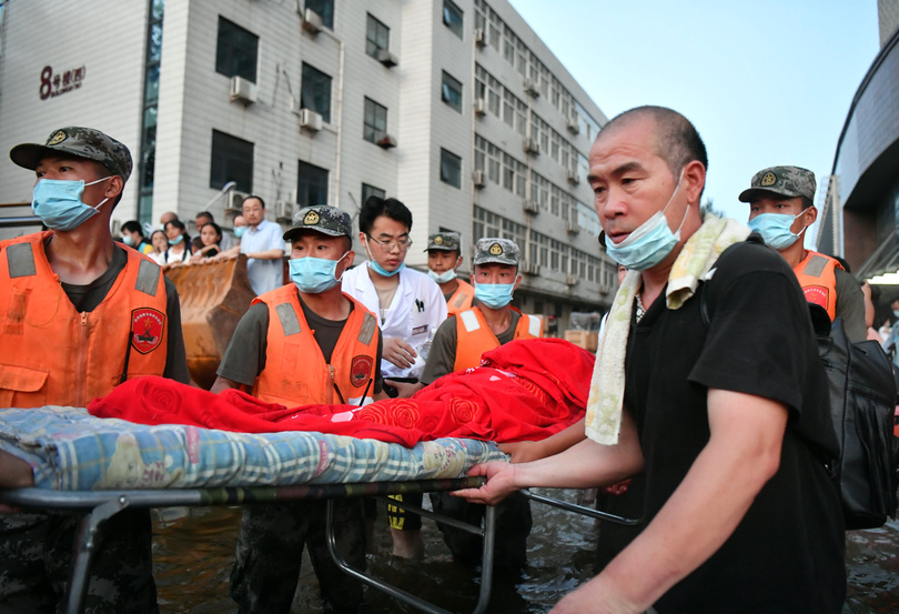 河南省、豪雨被害の死者71人に