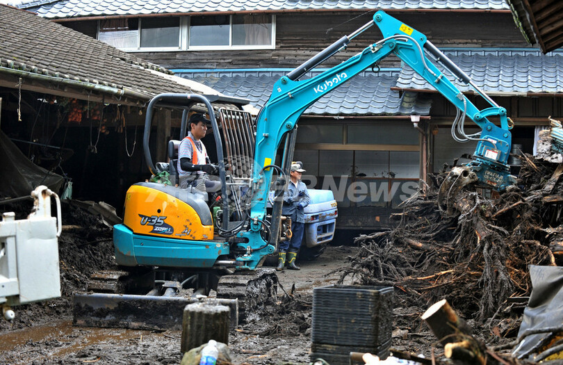 九州北部豪雨の爪痕、台風7号にも警戒を