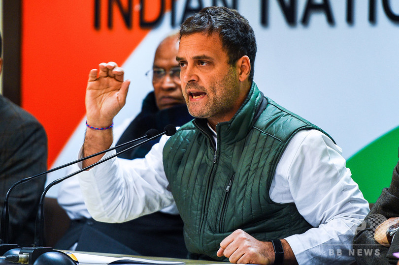 インド野党のガンジー総裁、総選挙で勝利なら「最低限所得保障」導入 インド野党のガンジー総裁、総選挙で勝利なら「最低限所得保障」導入