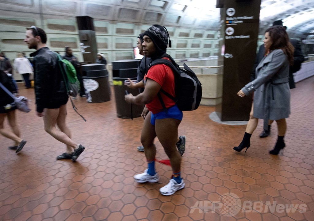 大寒波じゃないの？米国で今年も「ノーパンツ」デー