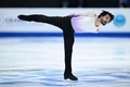 23-24フィギュアスケートグランプリ（GP）ファイナル、男子シングル・ショートプログラム（SP）。演技に臨むケビン・エイモズ（2023年12月7日撮影）。(c)WANG Zhao / AFP