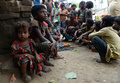 インド・ビハール州に住む「ムサハール」の人々（2017年8月18日撮影）。(c)AFP PHOTO / SAJJAD HUSSAIN