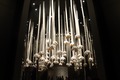 展示された作品「蓮之鏡像」（2023年8月17日撮影）。(c)Xinhua News
