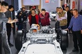 国産新エネルギー車の動力システム（2019年1月10日撮影）。(c)CNS/駱雲飛