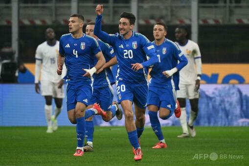フランスがイタリア下し首位通過 ラビオ2ゴール 欧州NL 写真10枚 国際