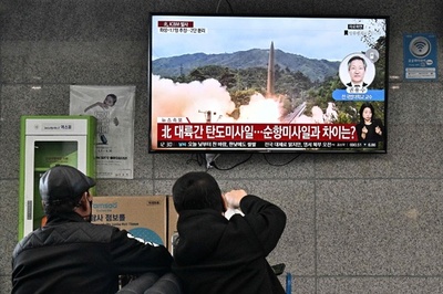 北朝鮮、さらに3発のミサイル発射 米韓合同訓練の延長に反発