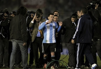 メッシ出場のアルゼンチン、コロンビアとドロー W杯南米予選