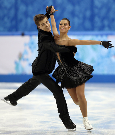 フィギュア団体戦・アイスダンスFDで3位のイリニフ/カツァラポフ組、ソチ五輪