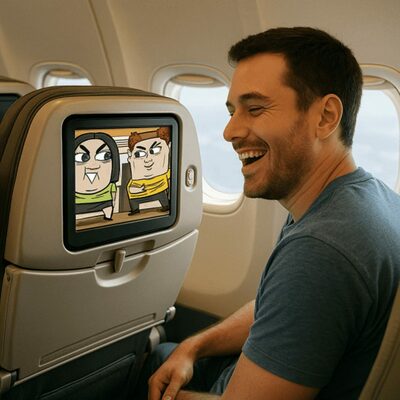 機内＆列車で楽しむ新時代の漫画体験…韓国ネイバーウェブトゥーン、移動中エンタメを席巻中