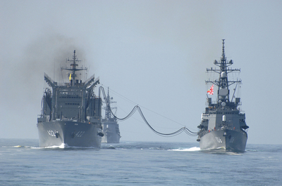 海自護衛艦、ソマリア沖に到着 護衛任務を開始