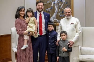 バンス米副大統領、インド訪問 モディ首相と貿易問題協議