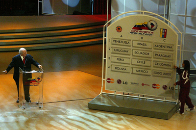 ＜コパ・アメリカ2007＞2007年のコパ・アメリカのグループリーグ組み合わせが決定 - ベネズエラ