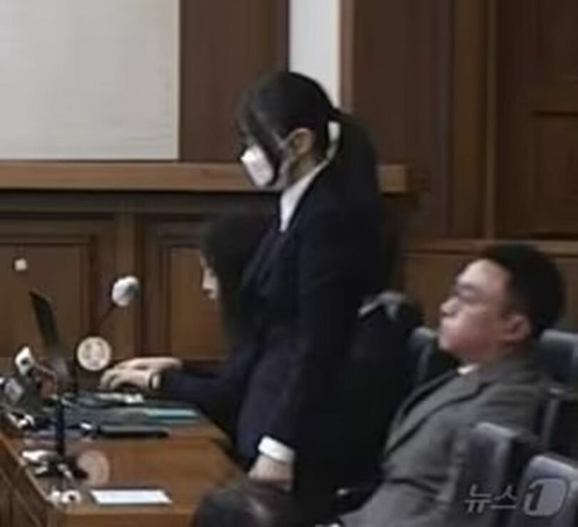 1月28日午後、一審判決の言い渡しを受けるキム・ゴニ（⾦建希）氏(c)news1