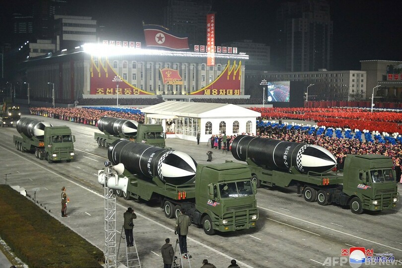 北朝鮮が軍事パレード 潜水艦発射弾道ミサイル公開 Kcna 写真26枚 国際ニュース Afpbb News