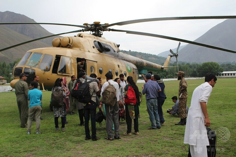 大雨と洪水で36人死亡、25万人以上に影響 パキスタン
