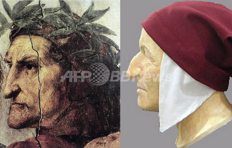 神曲 のダンテ 遺骨から顔が復元 イタリア 写真2枚 国際ニュース Afpbb News