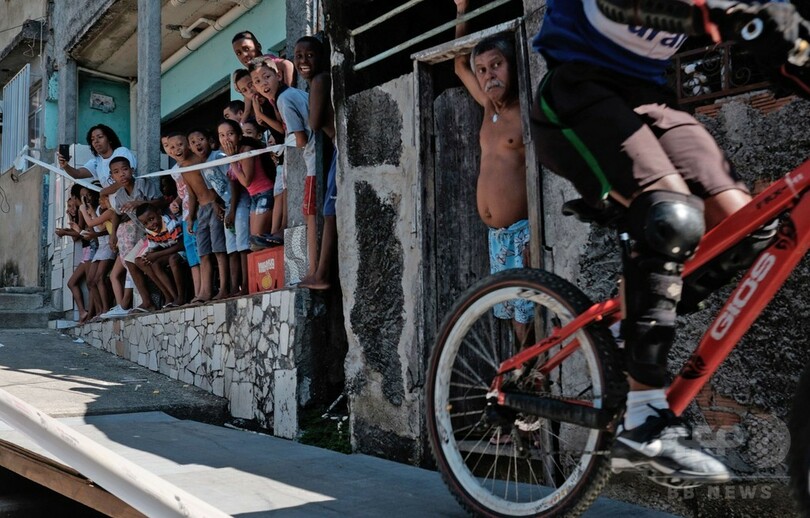 リオの貧困地区がマウンテンバイクのサーキットに