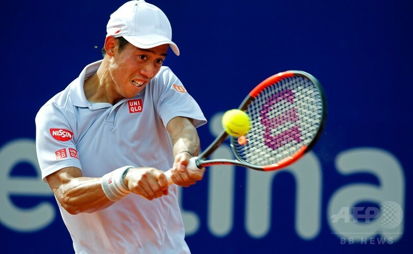 錦織が逆転で決勝進出、今季初優勝に王手 アルゼンチンOP