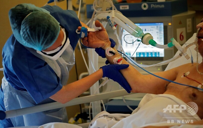 仏看護師の半数超、コロナで燃え尽き症候群寸前 調査結果