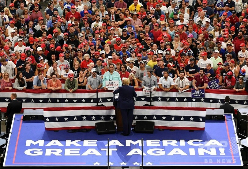 トランプ氏、2020年大統領選への立候補を正式表明 2万人が「USA、USA!」