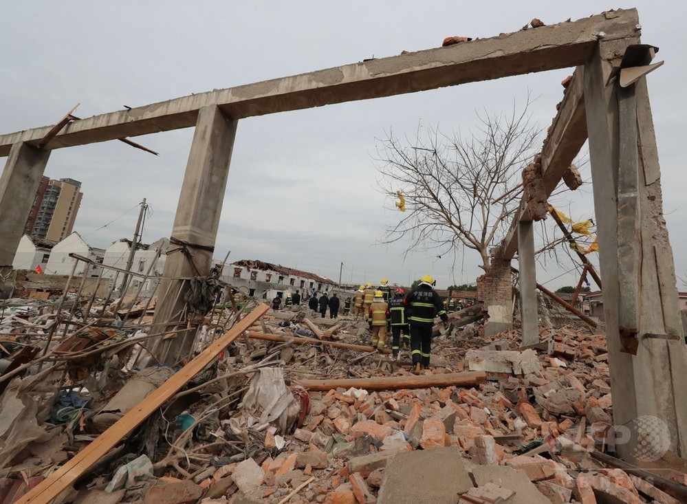 国際ニュース：AFPBB News中国の寧波で大規模爆発、少なくとも2人死亡 建物の倒壊も  国営メディア