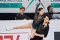 フィギュアスケート世界選手権、ペア・フリースケーティング（FS）。演技に臨む三浦璃来/木原龍一組（2024年3月21日撮影）。(c)Geoff Robins / AFP