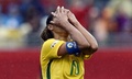 女子サッカーW杯カナダ大会・決勝トーナメント1回戦、ブラジル対オーストラリア。敗戦に落胆するブラジルのマルタ（2015年6月21日撮影）。(c)AFP/FRANCK FIFE