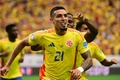 サッカーコパ・アメリカ、グループD、コロンビア対パラグアイ。先制点を決めて喜ぶコロンビアのダニエル・ムニョス（2024年6月24日撮影）。(c)Logan Riely/Getty Images/AF