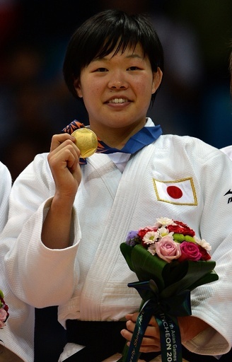 山本が柔道女子57キロ級で金メダル、アジア大会