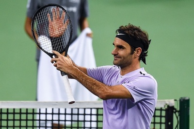 フェデラーが上海マスターズ8強入り、準々決勝はガスケ戦