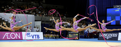 イタリアがリボン・ロープを制す、世界新体操