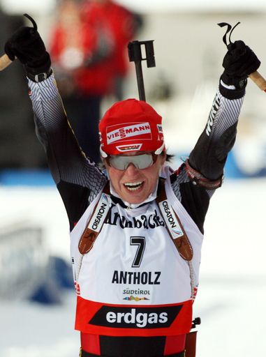 ＜バイアスロン世界選手権2007＞女子12.5キロメートル・マススタート、ヘンケル 金メダルを獲得 - イタリア