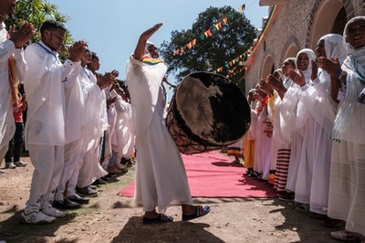 エチオピア正教会の公現祭開催