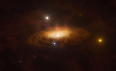 ブラックホールの「目覚め」初観測 ESO