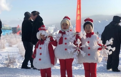 内モンゴル・フルンボイルで「氷と雪の日」 冬の観光シーズン到来
