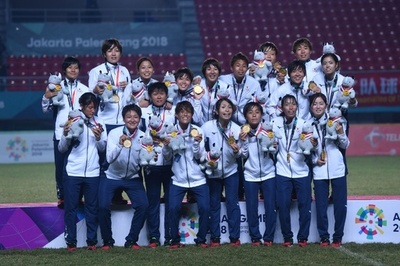 なでしこが中国下しアジア大会金、終了間際に菅澤が決勝弾