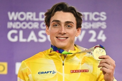 デュプランティス金 チャールトンは60H世界新 世界室内陸上