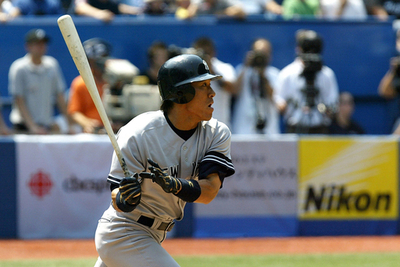 松井秀喜 ブルージェイズ戦で1安打1打点