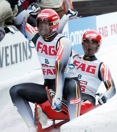 ＜リュージュ世界選手権2007・イグルス大会＞男子二人乗り、ライトナー／レッシュ組が優勝を果たす - オーストリア