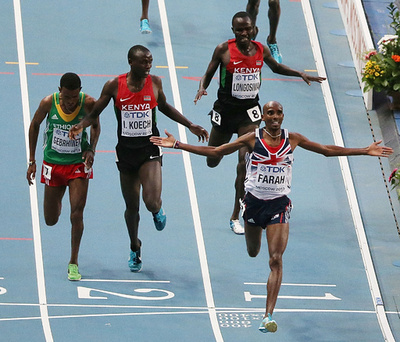 ファラーが男子5000m制す、史上2人目の五輪と世界陸上の長距離2冠
