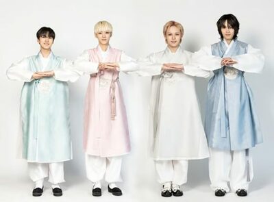 AxMxP、韓服姿で新年あいさつ「健康で幸せな一年に」