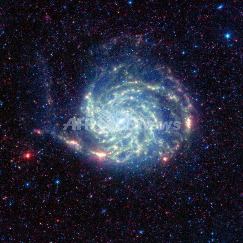 スピッツァー宇宙望遠鏡 M101銀河で有機分子の存在しない領域とらえる 写真1枚 国際ニュース Afpbb News