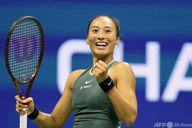 鄭欽文が全米OP8強 史上最も遅い午前2時15分終了の一戦制す