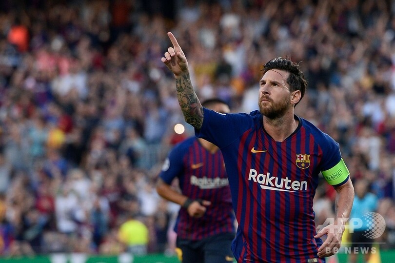 メッシのハットでバルサ白星発進、インテルは7年ぶりCLでトッテナム破る