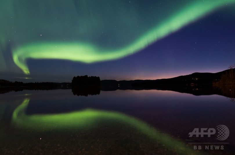 オーロラ輝く神秘の夜空 スウェーデン 写真11枚 国際ニュース Afpbb News