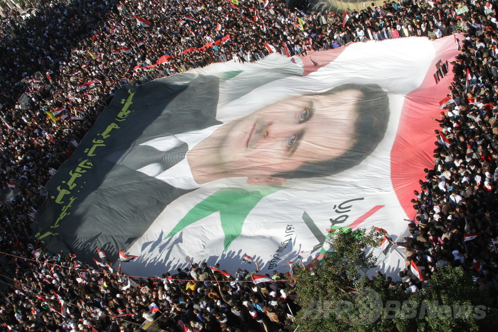 シリア内戦4年目、攻勢強めるアサド政権