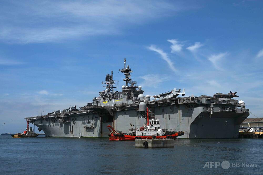米強襲揚陸艦「トリポリ」が中東到着、3500人規模の部隊